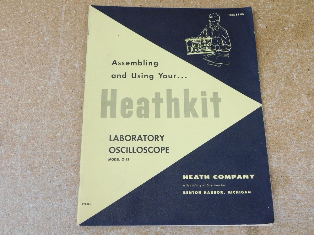 Heathkit O-12 Laboratory Oscilloscope User Manual + Schematics (original)