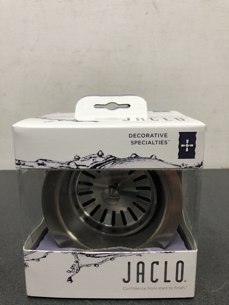 Jaclo 2849-SS-BSS Extra Deep Disposal Flange with Strainer - Brushed Stainless
