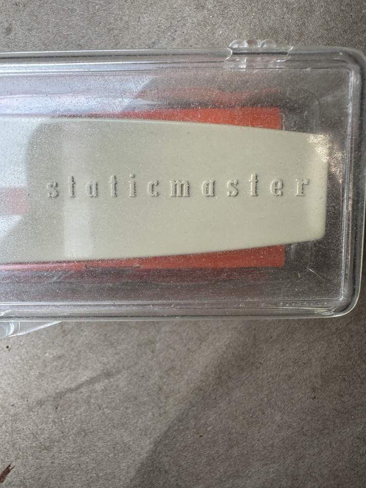 Vtg 1970's Static Master Brush 1C 50 Staticmaster Case Nuclear Prod