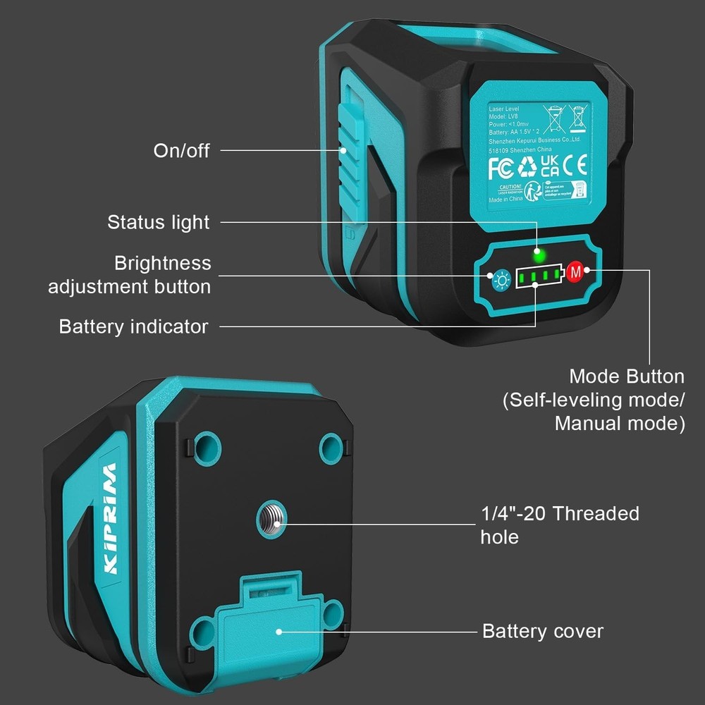 Green Laser Level LV8: Professional Tools for Precise Measurements Anywhere
