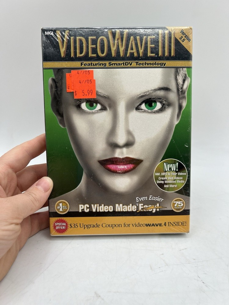 MGI VideoWave III-PC CD Digital Video Editting Effect Tools For Win 98 Sealed
