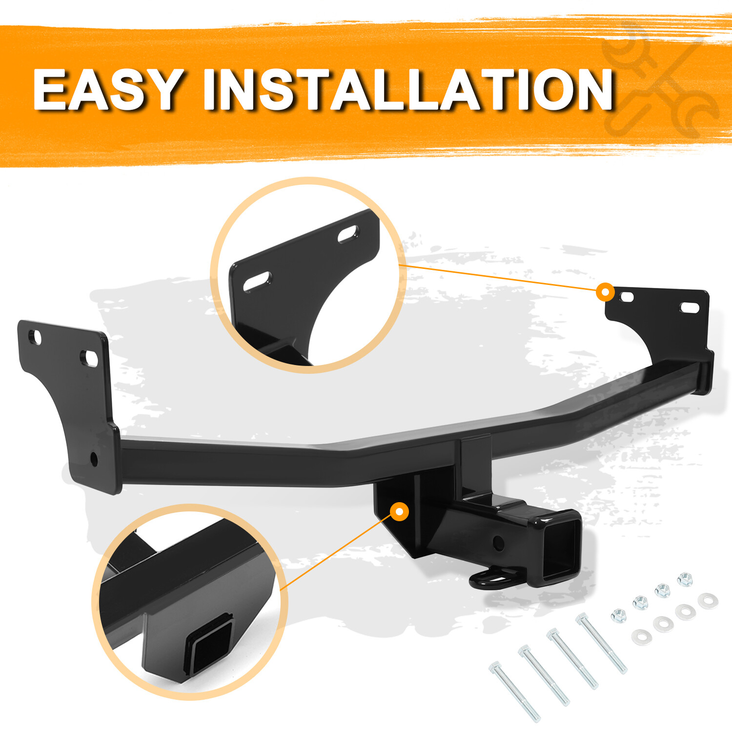 Class-3 Trailer Hitch 2" Receiver Rear Towing For Jeep Patriot Compass 2011-2017