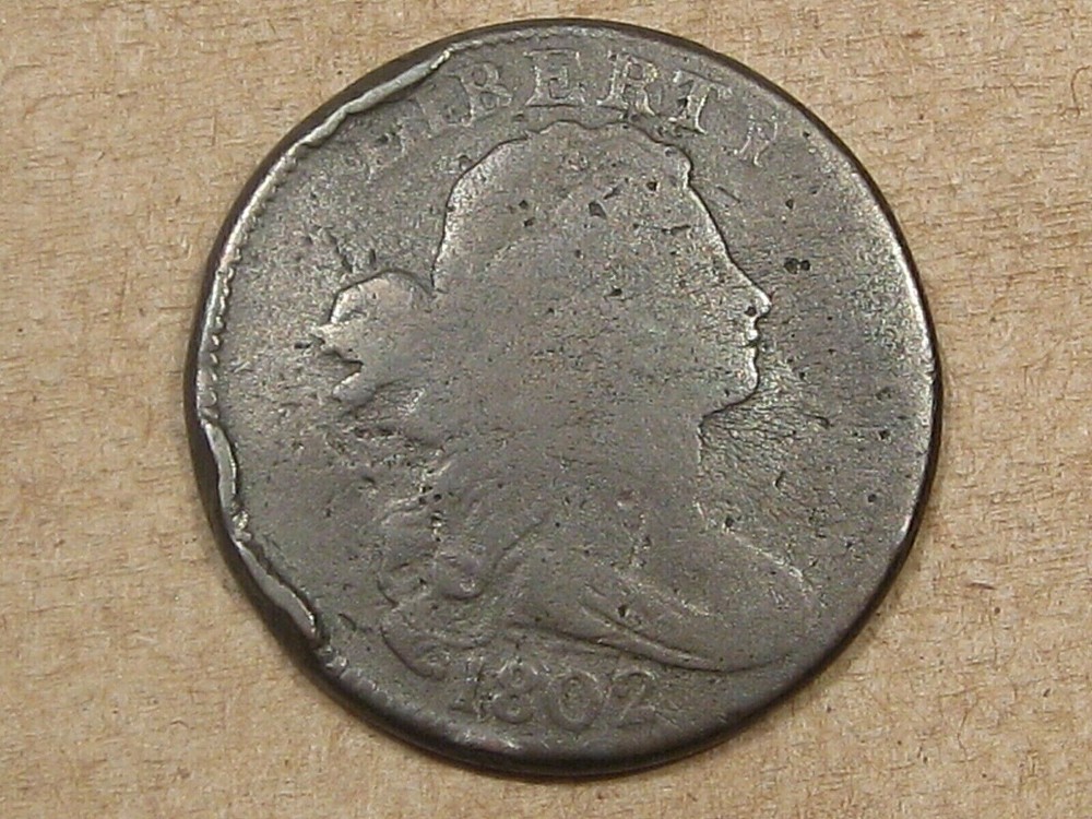 1802 Draped Bust Large Cent.  #21