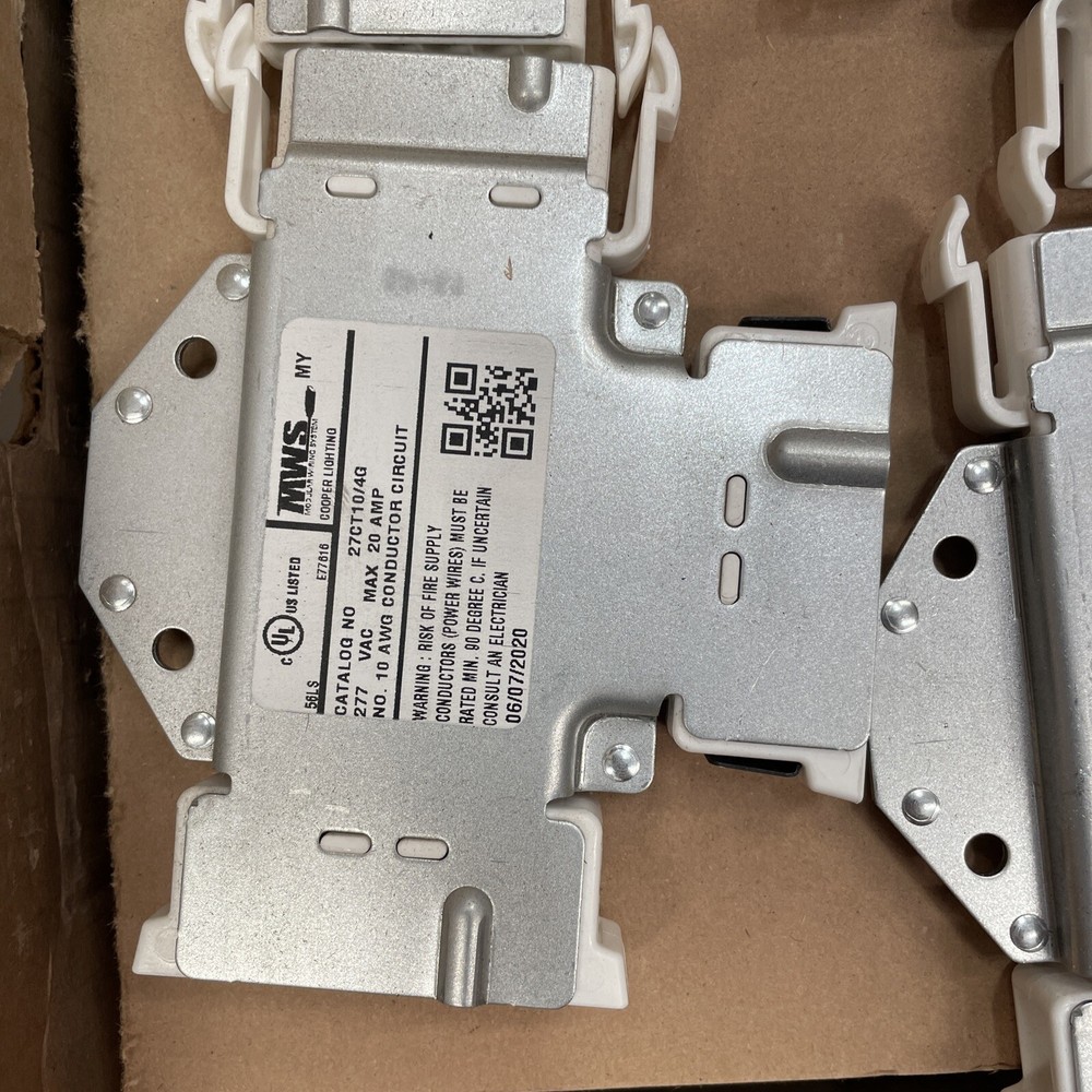 (C) (QTY 1) Cooper Lighting MWS Modular Wiring System #27CT/4G⚡️