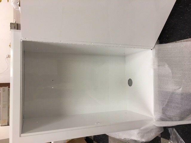 Symmons TTC-249 Fully Recessed Cabinet Unit, White Enamel