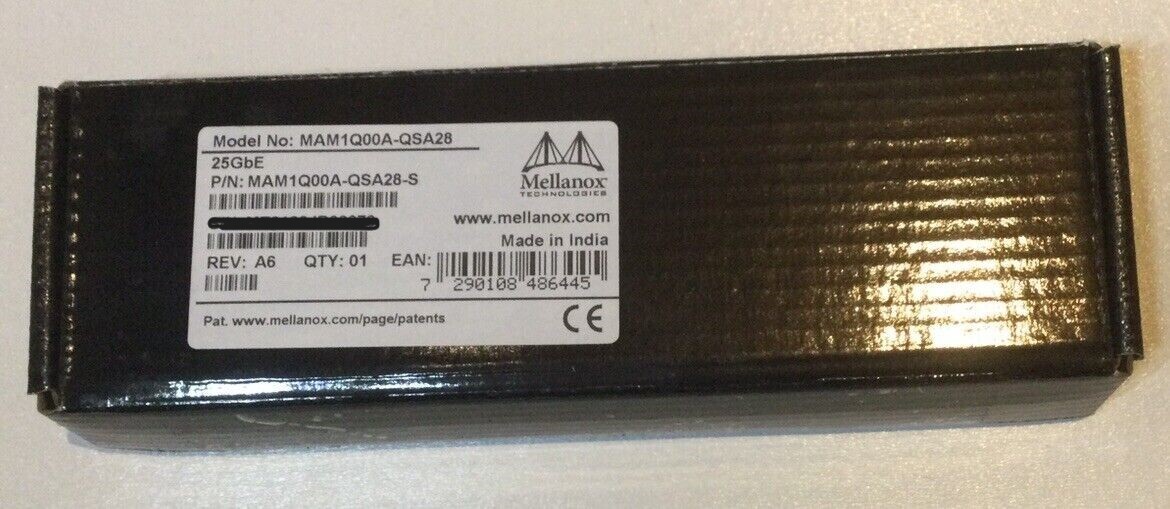 New Mellanox MAM1Q00A-QSA28 100G to 25G MAM1Q00A-QSA28-S Adapter SFP28 CRV