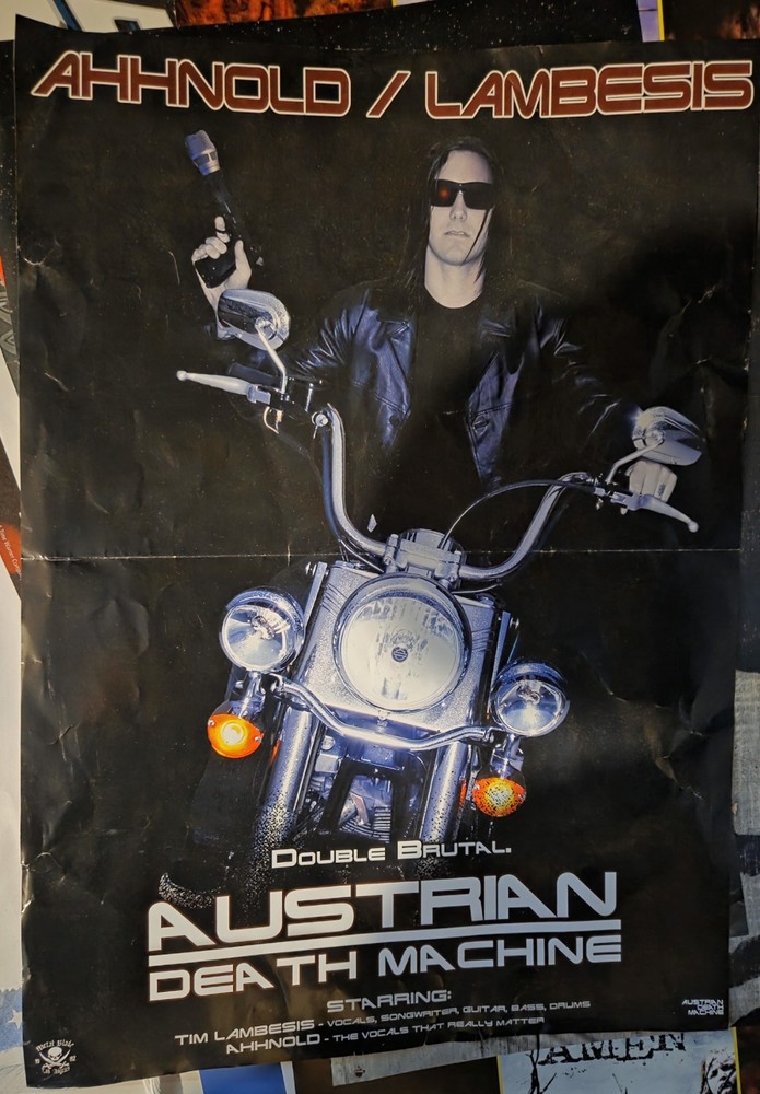 Austrian Death Machine Double Brutal Poster As I Lay Dying