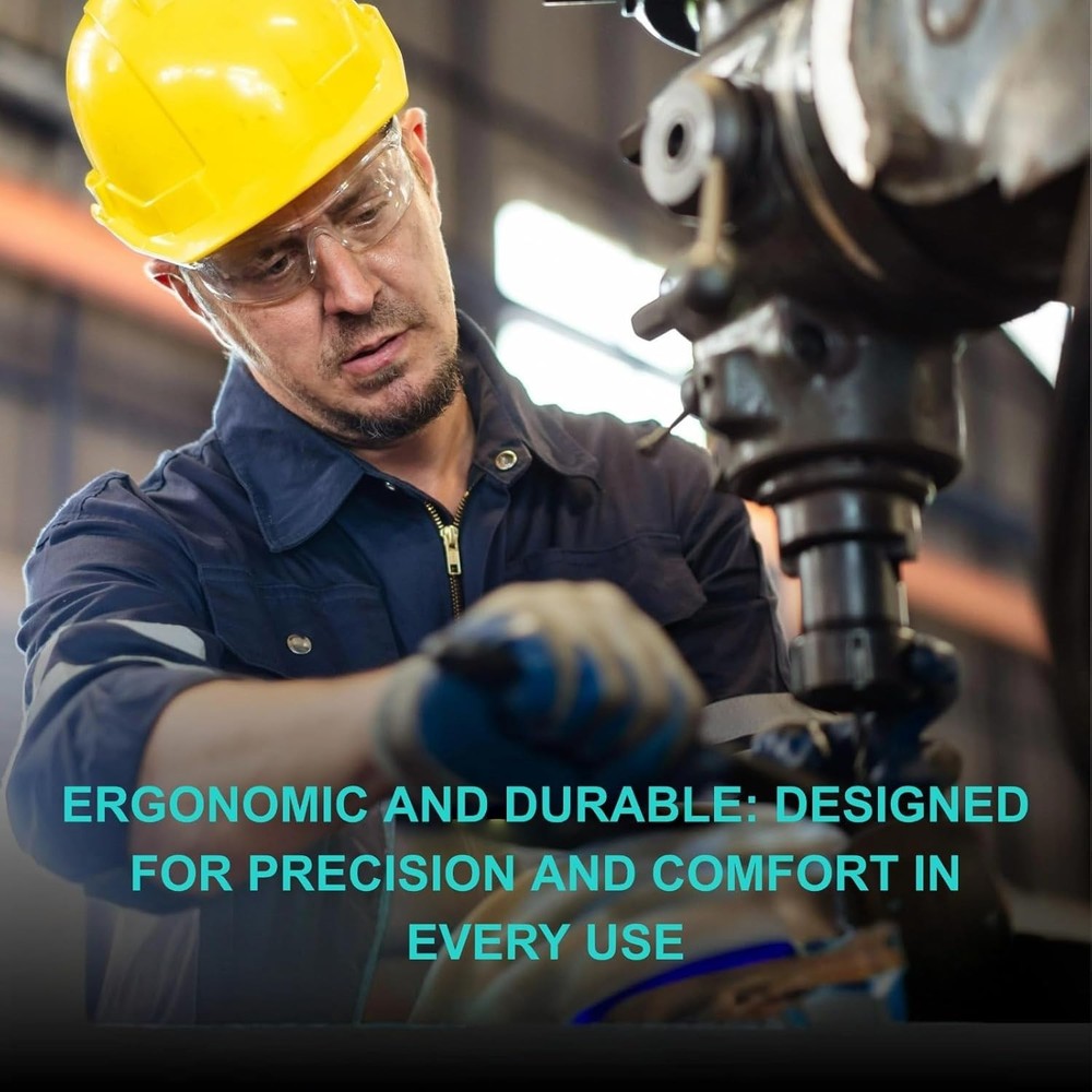 Complete 3PCS 8-Inch Metal File Set - Flat, Round & Half-Round Performance Tools