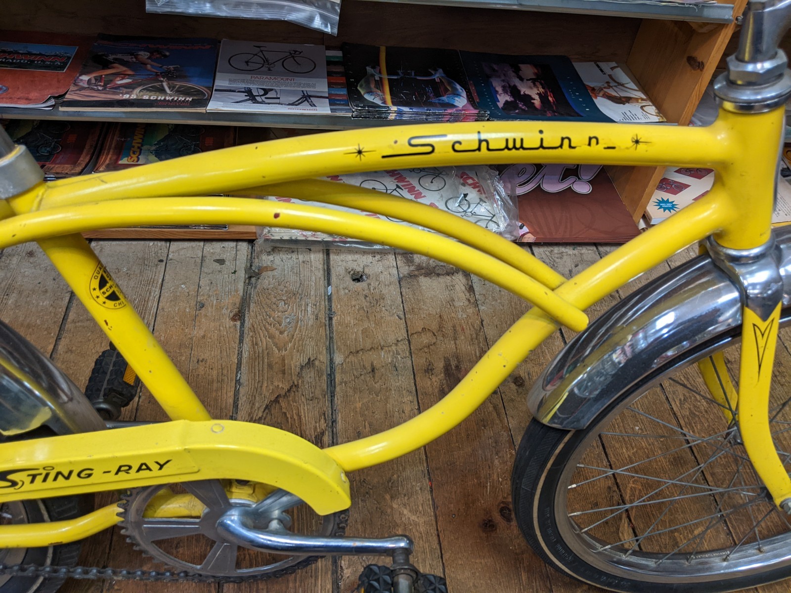 Original HK August 1974 Kool Yellow Schwinn Stingray 20" Single Speed Coaster