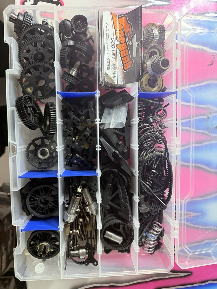 Serpent 990 Chassis Plates Frames Parts Lot