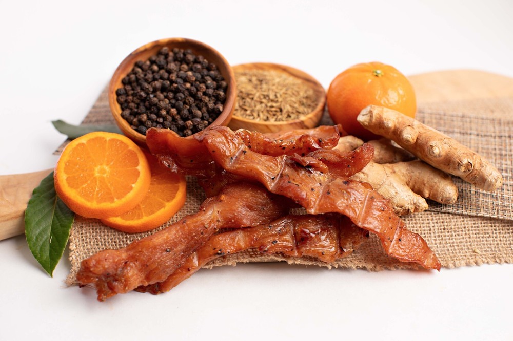 Homemade Mandarin Orange Jerky