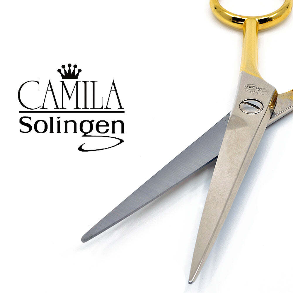 4.5" Gold Plated Professional Barber Shears