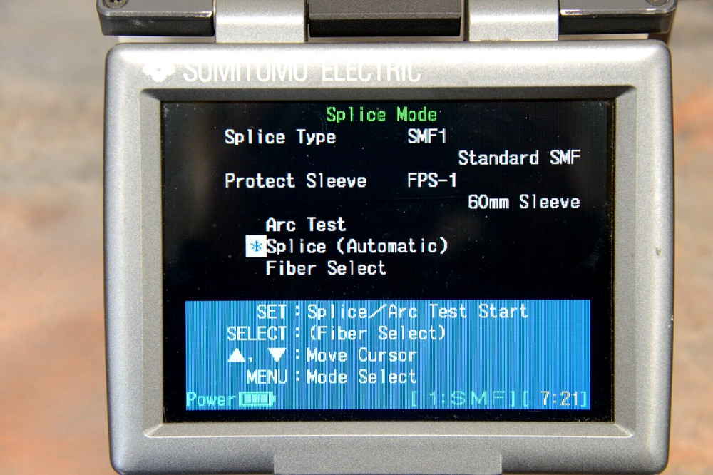 Sumiofcas Direct Core Sumitomo Optical Fiber Fusion Splicer Type-37 Micro-Core
