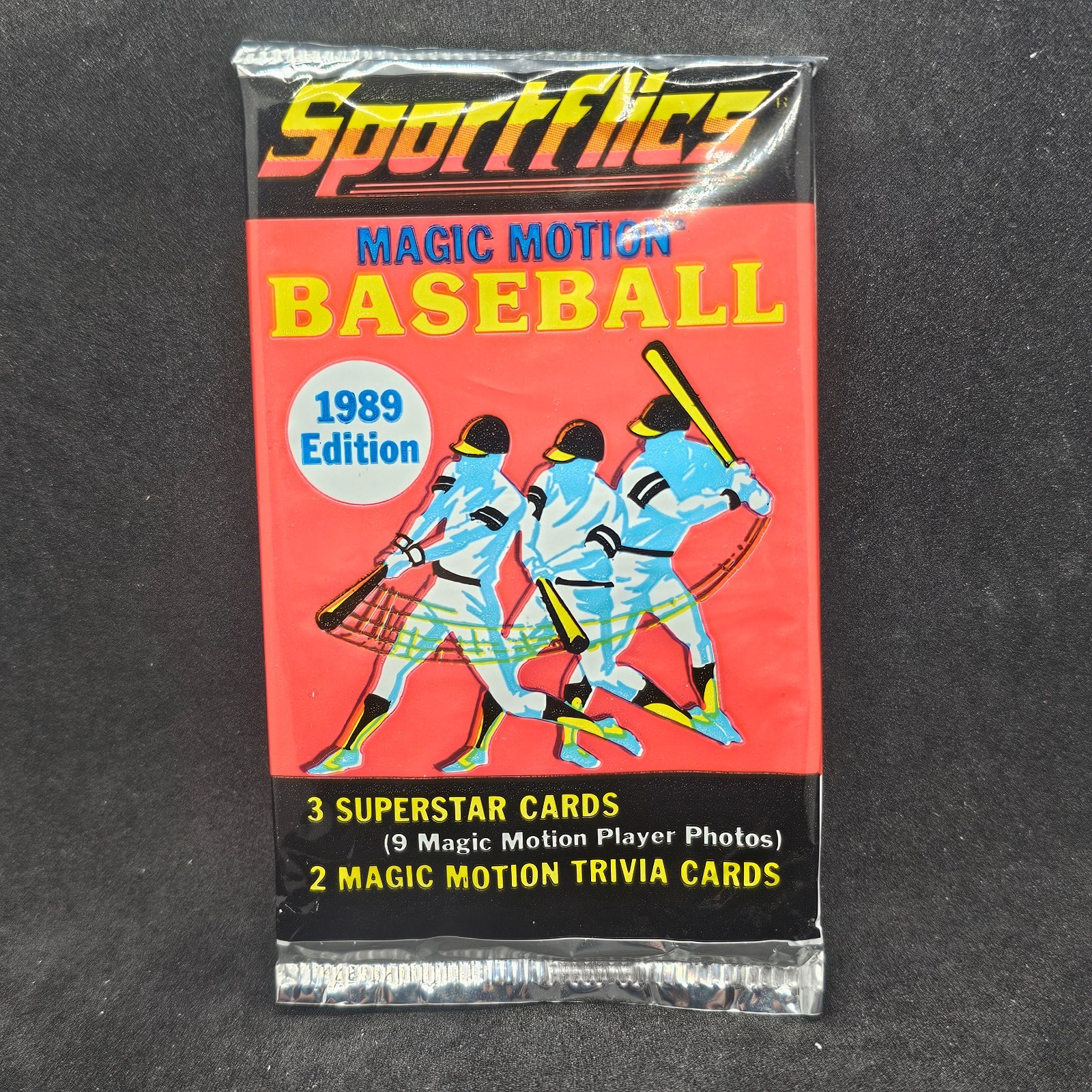 1989 Sportflics Baseball Sealed Wax packs Bo Jackson, Nolan Ryan, Don Mattingly