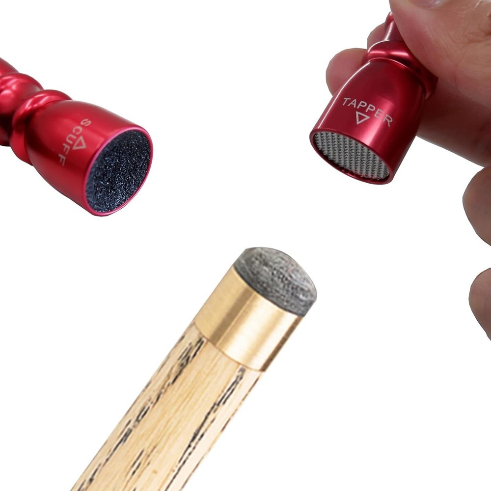 Stylish Snooker Cue Tip Accessory - 3-in-1 Tool for Enhanced Game Performance
