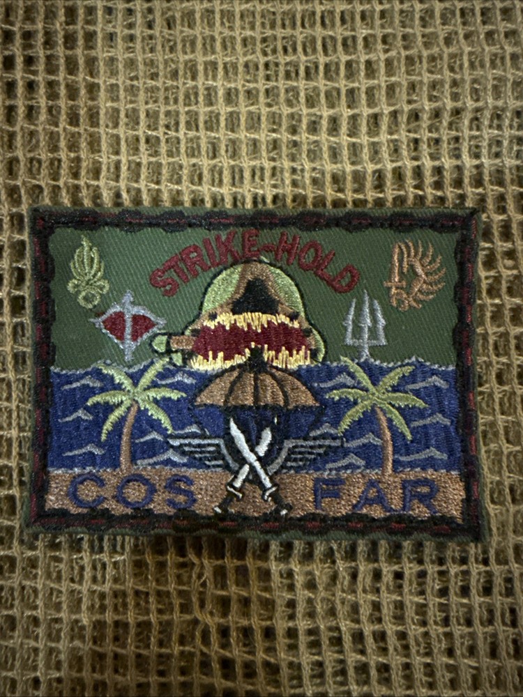 French Military Forces Nato STRIKE HOLD JSOF-SOG-FAR OD Green Patch