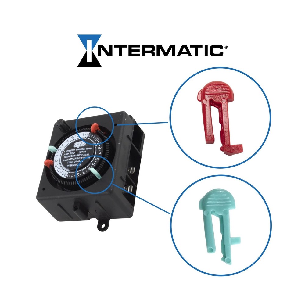 Intermatic Cycle Timer Clock ON/OFF Plastic Switch Trippers-P1000 PB PF1100Serie