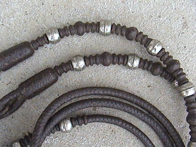 BUTTER SOFT VINTAGE KANGAROO SILVER SHOW ROMEL ROMAL REINS BRIDLE HEADSTALL