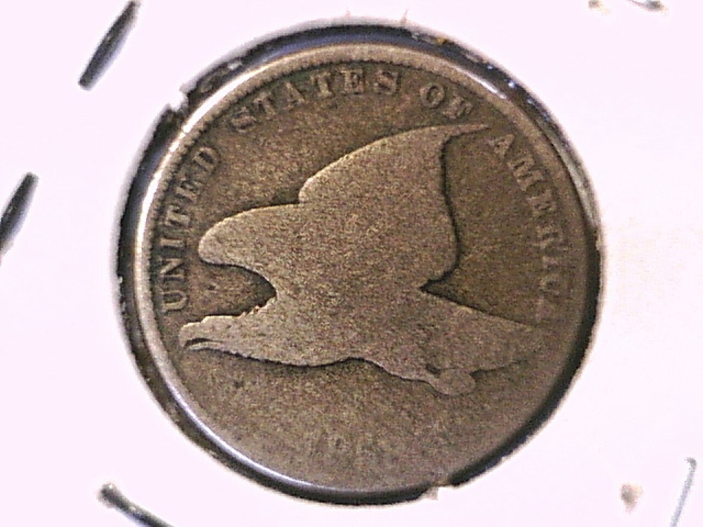 1858 Flying Eagle Cent Genuine Raw Ungraded 01280