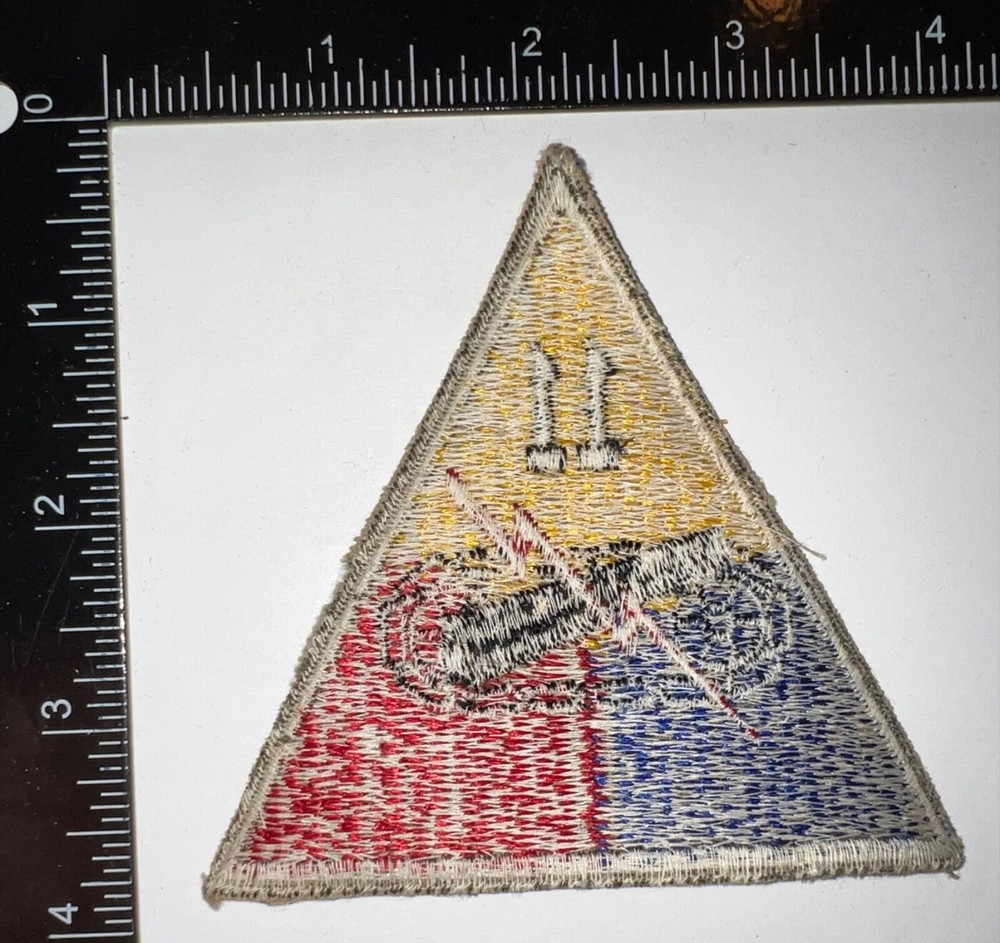 WWII US Army 11th Armored Armor Division Tank Patch