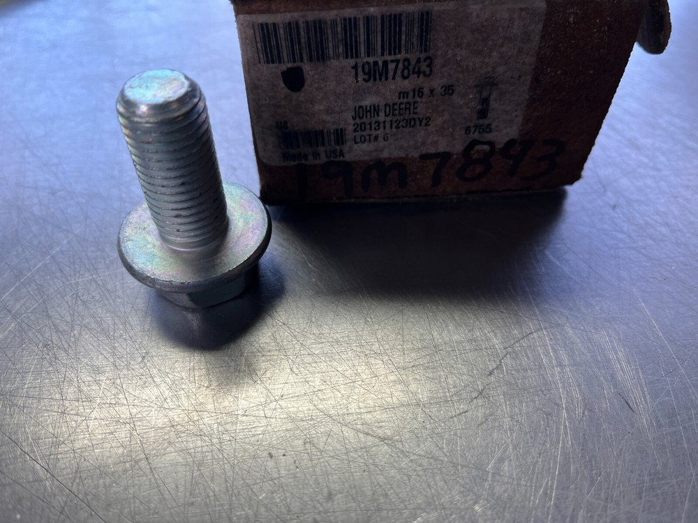 19M7843 GENUINE OEM John Deere BOLT