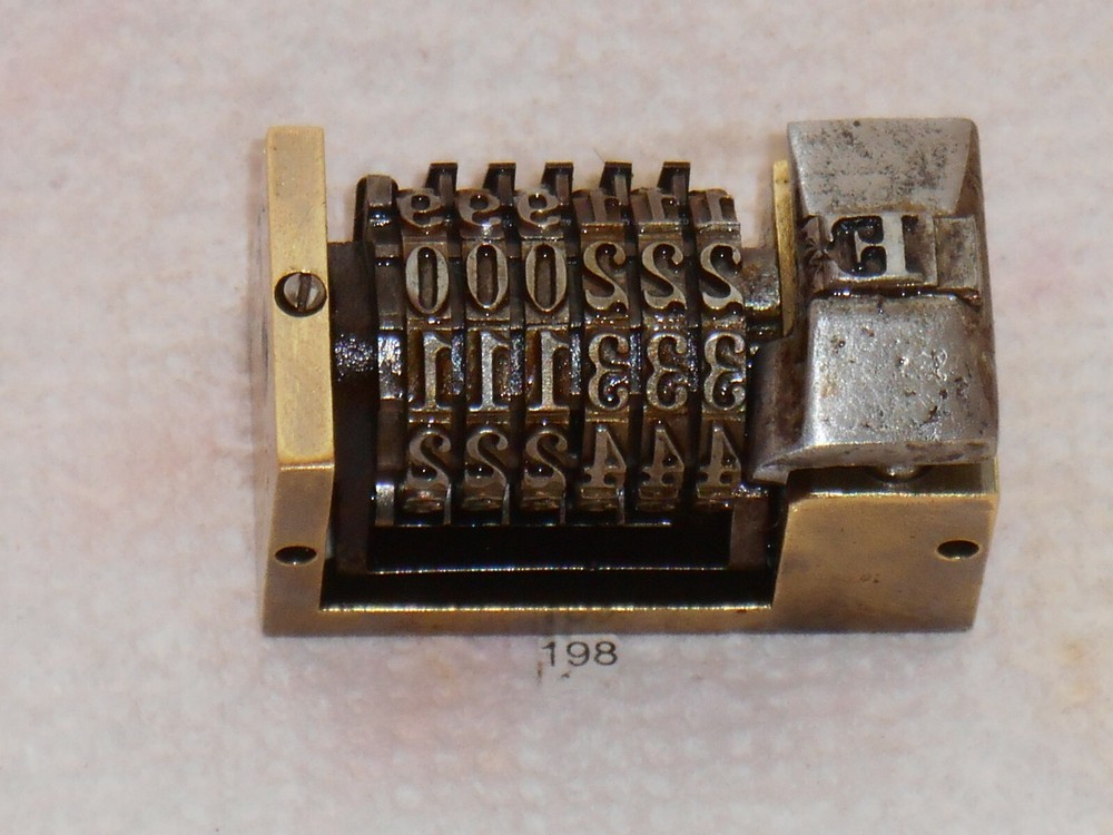 Letterpress Numbering machine | (Roberts #28) |198
