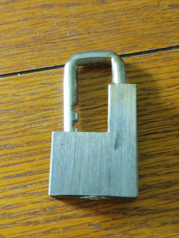 Vintage Trailer Coupler Lock Padlock With Key