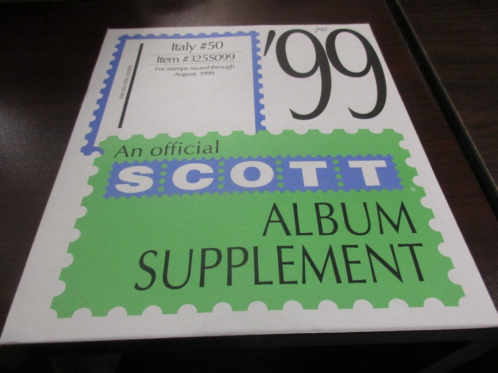 THE SCOTT ALBUM SUPPLEMENT ITALY #50 ,1999  W/FREE SHIPPING!!