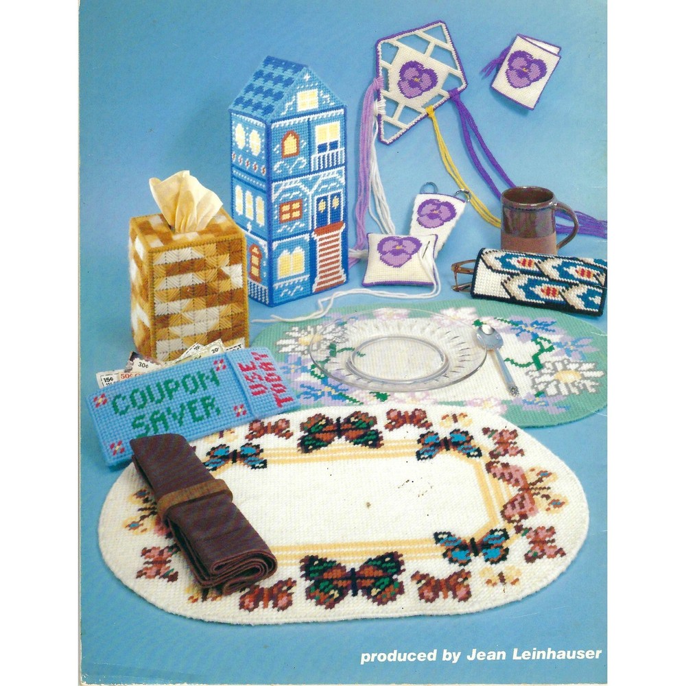 Easy To Make Plastic Canvas Projects Vol 1 Pattern Book American School #S-13