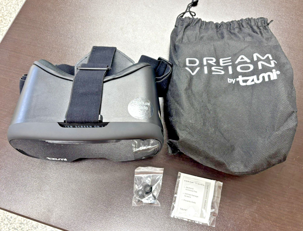 Tzumi Dream Vision Pro Virtual Reality Headset with Bluetooth - IOS Ready