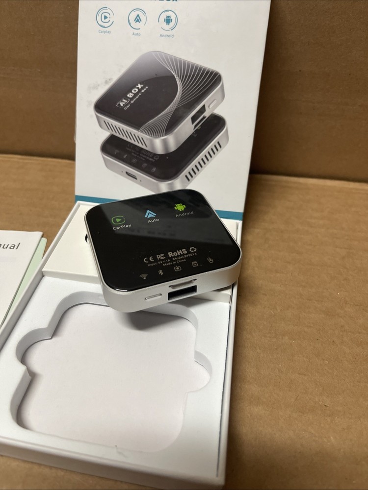 BY961A Wireless AI Box Adapter Carplay Auto Android Smart Box