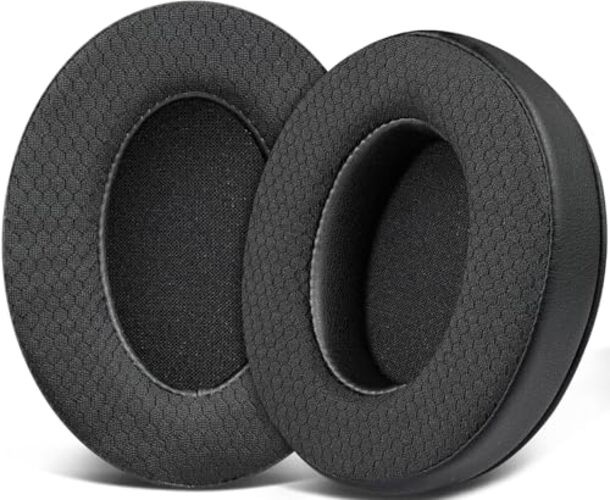 Mesh Fabric Earpads for HyperX Cloud Black