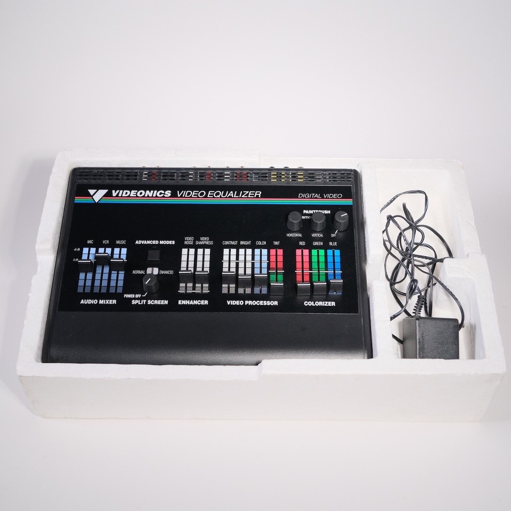 VIDEONICS VIDEO EQUALIZER Model VE-1A NTSC audio video processor very clean!