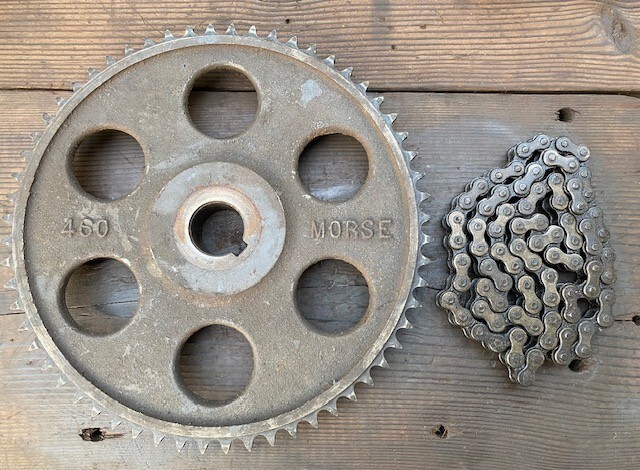 Morse 460 Roller Chain Sprocket With Chain Industrial Mechanical