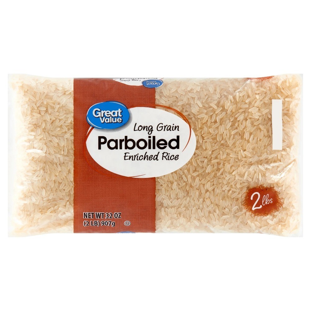Long Grain Parboiled Enriched Rice 32 oz 8 Pack Bulk Bag