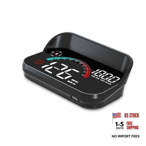 Windshield Speedometer Projector, Digital Speedometer for Car GPS M22