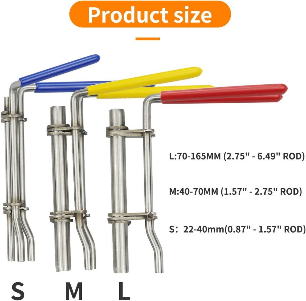 Seal Installer Kit 3pc Seal Installation Tool Large, Medium and Small Hydraulic