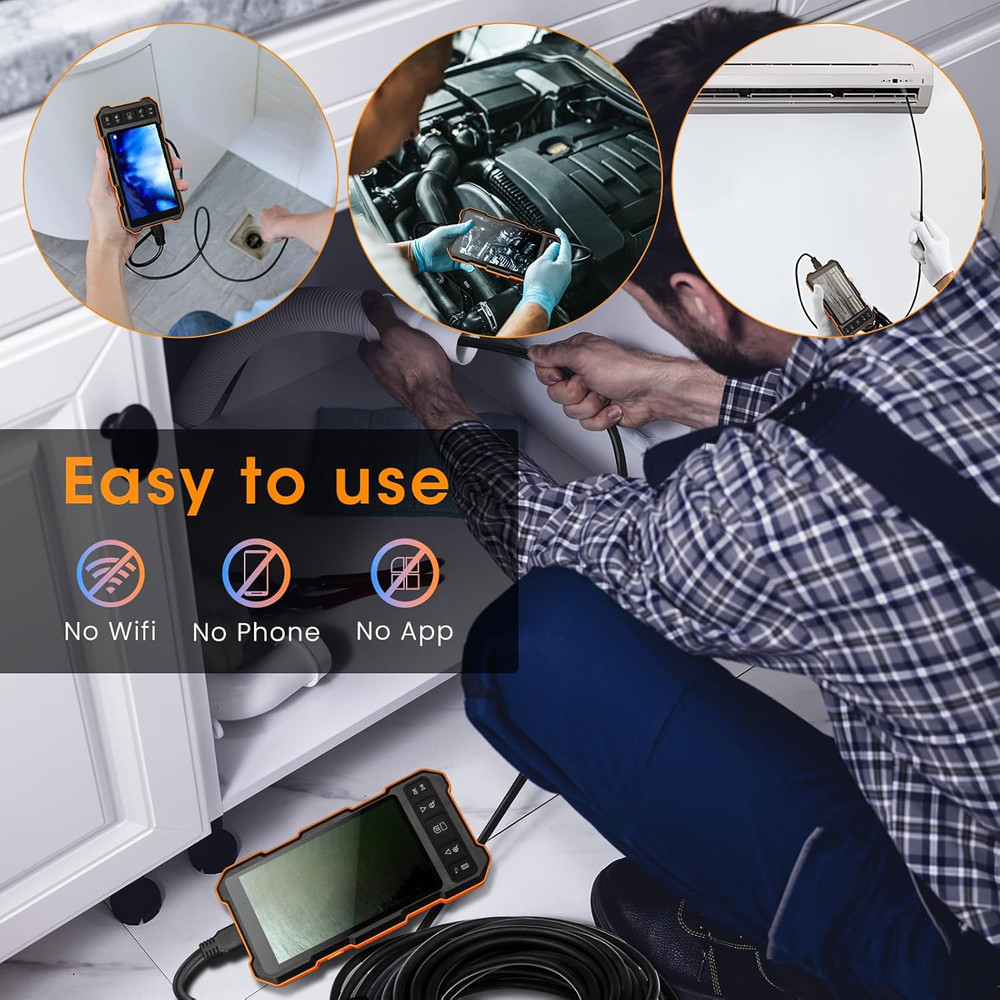 Waterproof Industrial Borescope Inspection Camera