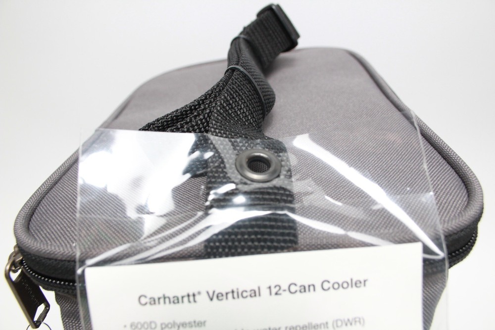 Carhartt Grey Vertical 12 Can Cooler