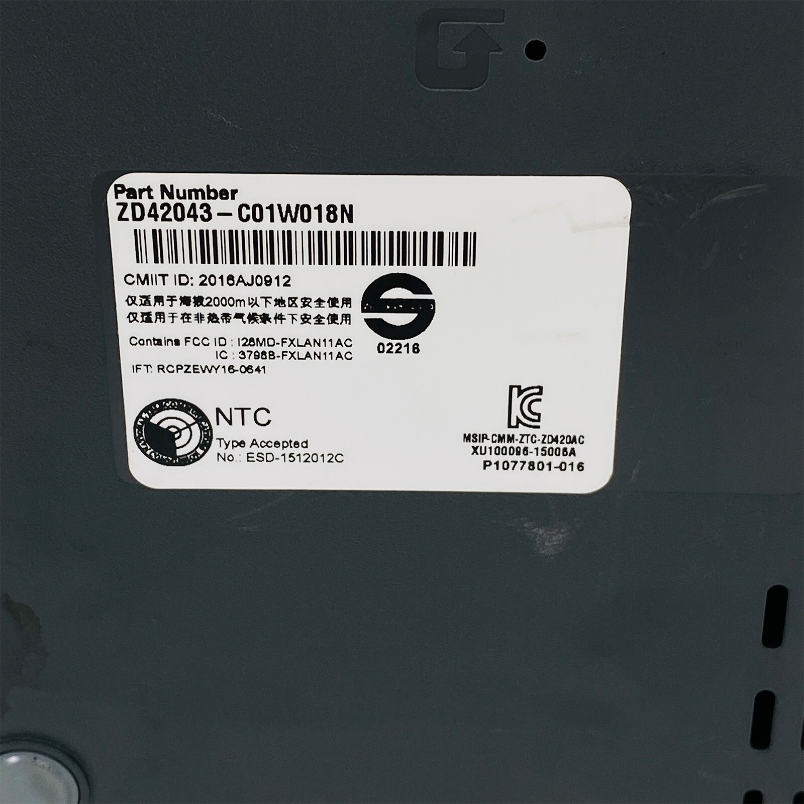 Zebra ZD420 Thermal Transfer Label Printer USB BT WiFi 300dpi 1YR WARRANTY