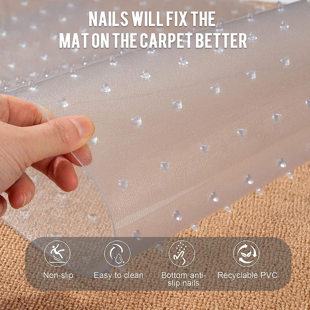 Carpet Protector for Pets - Cat Scratch Guard Mat, Anti Scratch Under Door Gu...