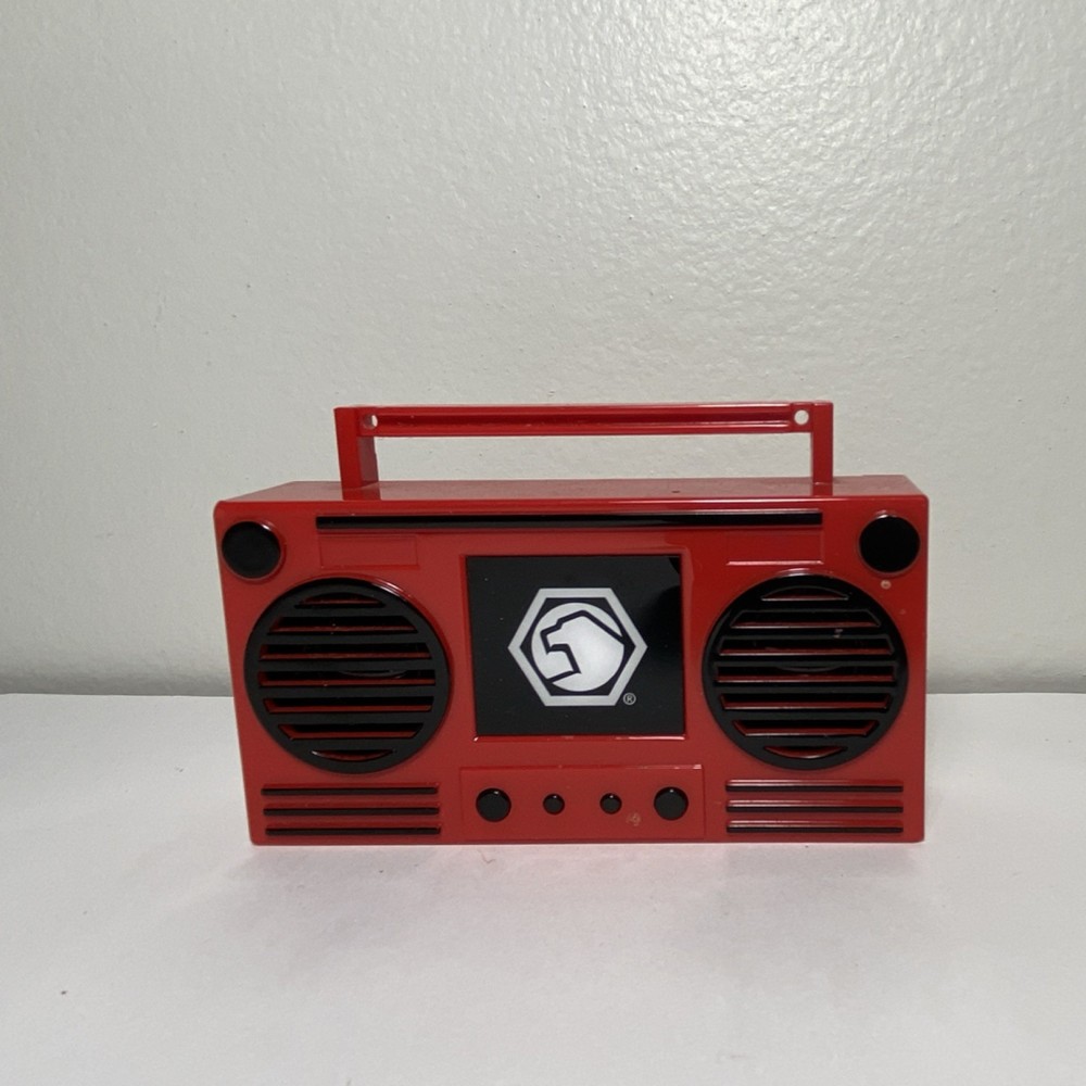 Matco Tools Bumpboxx Red Black Bluetooth Boombox with Headphone Jack
