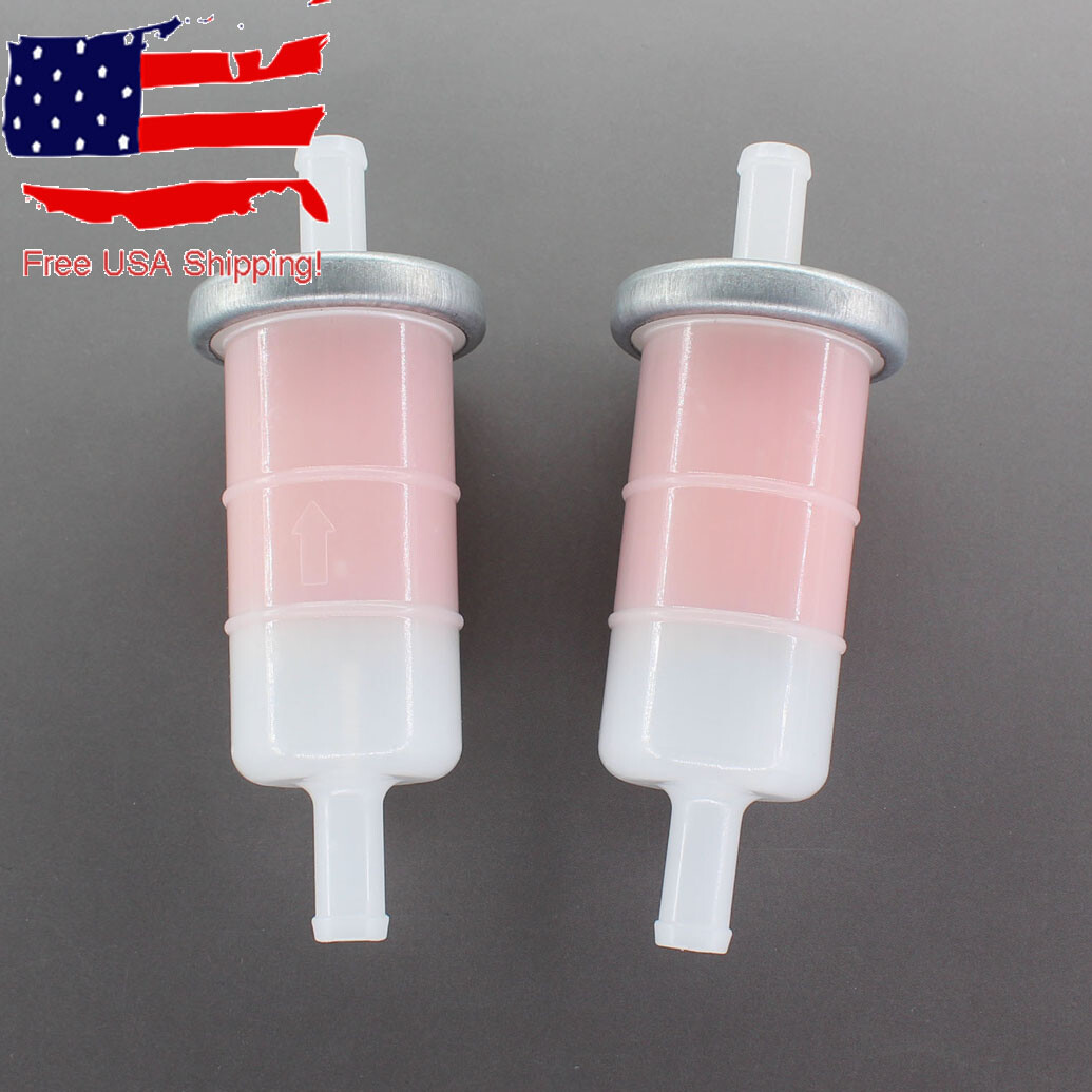 2x Fuel Filter For Yamaha XVS650 V STAR 650 XVS650AT Silverado 2003-2010