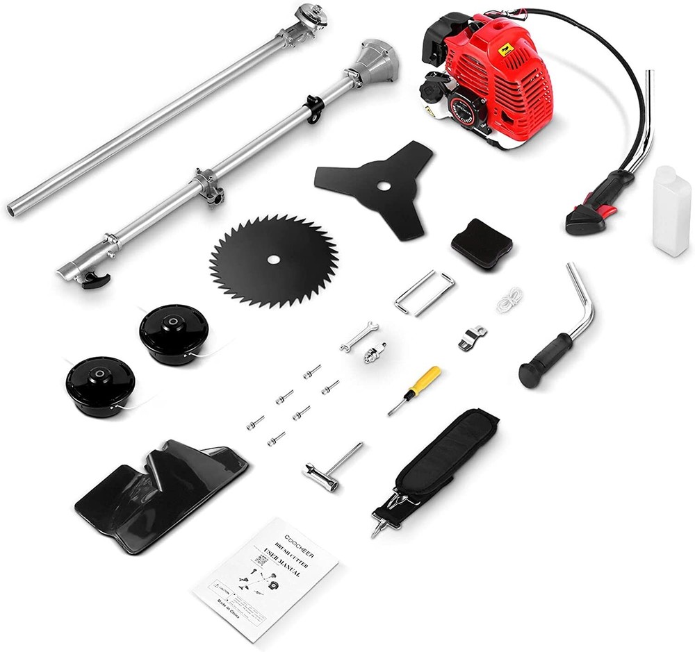58CC Cordless Weed Eater Wacker Gas Powered 2-Cycle 4-in-1 String Trimmer Edger✅