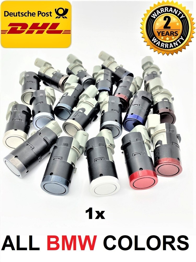 BMW park ultrasonic reverse sensor E39 E60 E61 E65 5 6 7 series PDC ALL COLORS