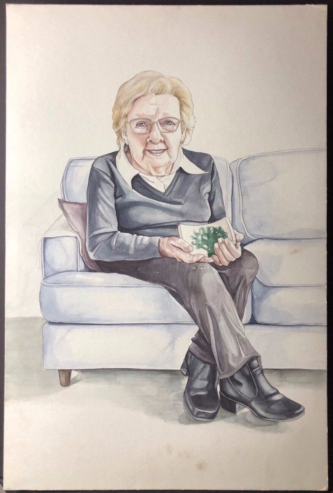 Fran watercolor portrait