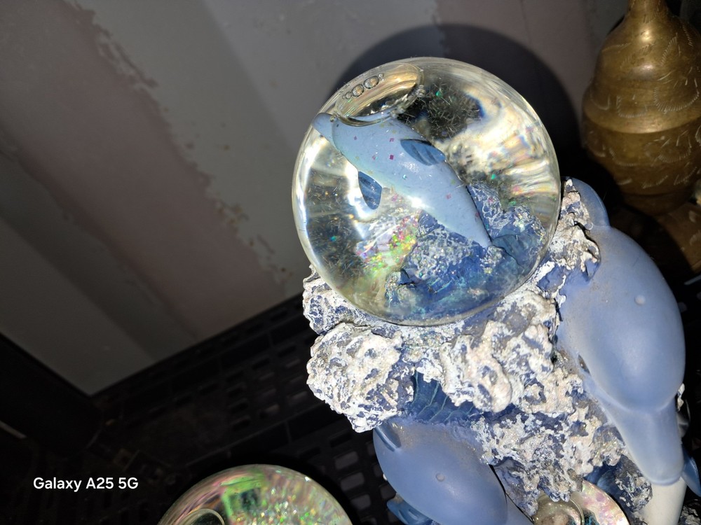 2 Dolphin Snow Globes