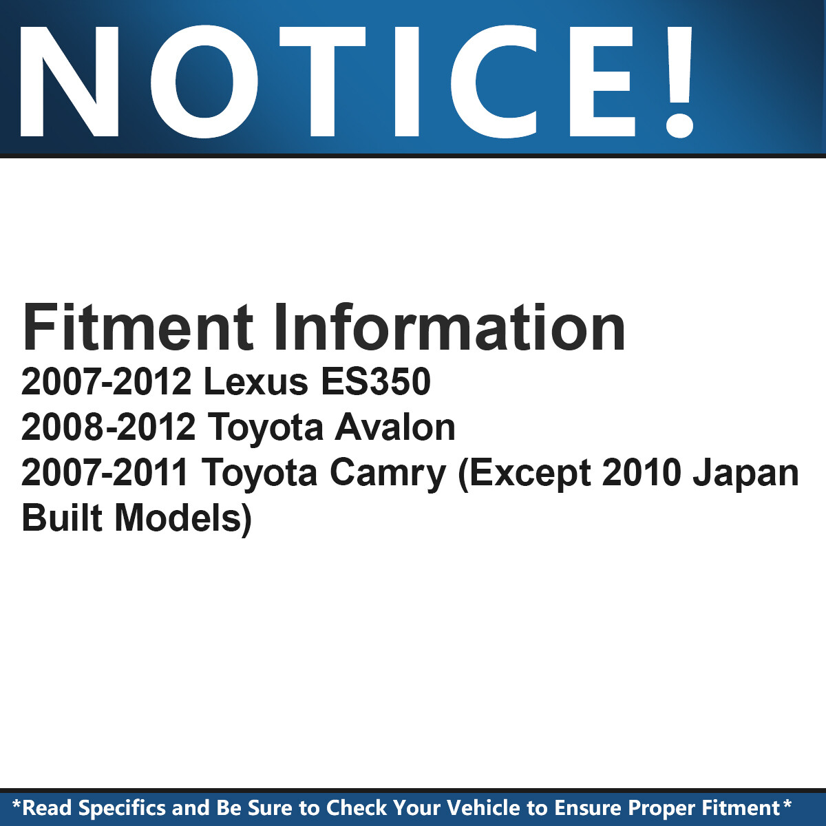 Front & Rear Drilled Rotors + Brake Pads for 2008-2011 Toyota Camry Avalon ES350