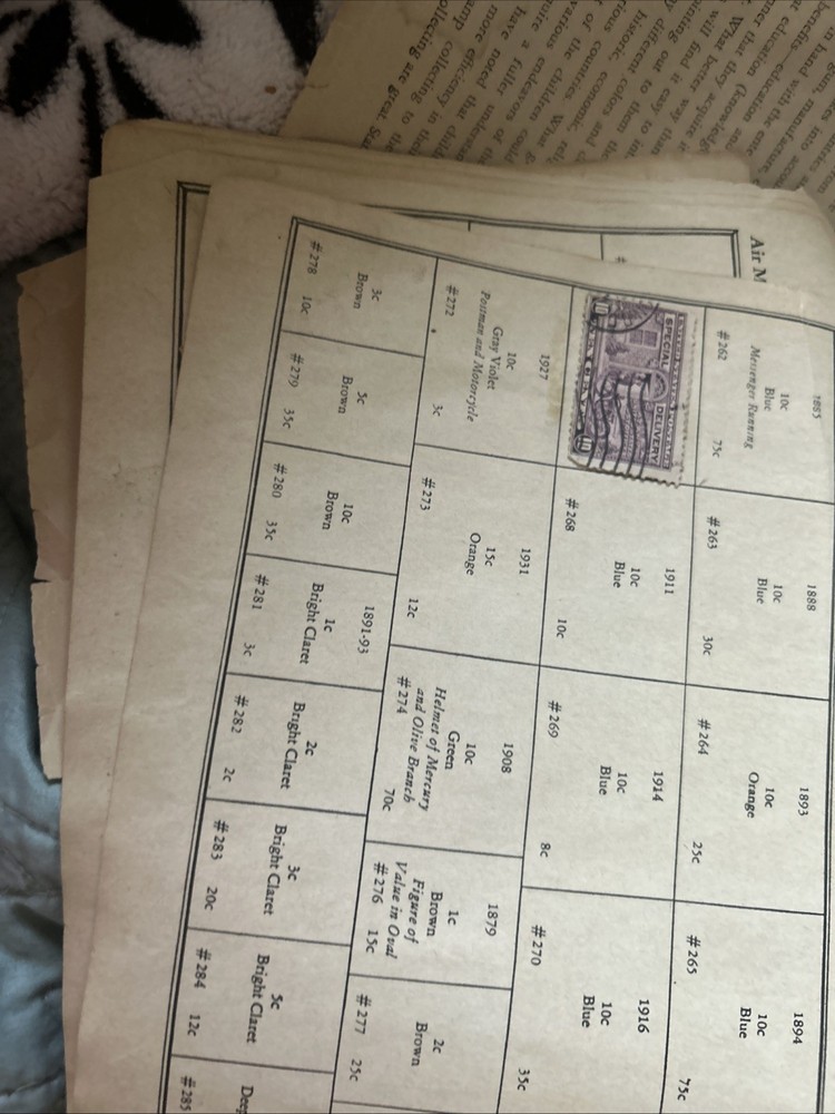 Stamp Collection 1800 Through World War Ii Grandfather’s Collection