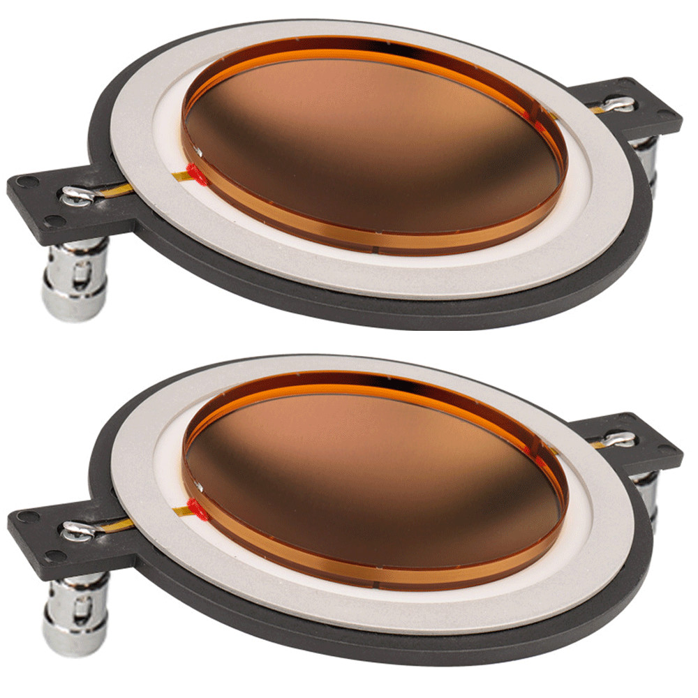2PC Diaphragm Replacement 74.5mm Titanium Coil Driver 8 ohm Speaker US SHIP